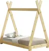 [Letto per bambini 70x140cm in legno naturale con design Anteprima dell’immagine prodotto 1