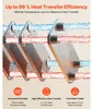 Échangeur de chaleur à plaques SucceBuy, dimensions 127x305 Voir les images du produit 4