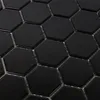 Keramik Mosaikfliesen Hexagon Salamanca Schwarz Matt H51 Produktbild-Vorschau 2
