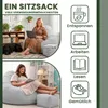 Dreamroots Bean Bag, Puff 90x90x100 cm, pouf con Anteprima dell’immagine prodotto 4
