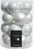 Weihnachtskugeln Glas 4cm 18 Stück - Winterweiß Produktbild-Vorschau 2