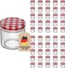 Intirilife 50 Stück Einmachgläser mit Deckel - 150 ml - 6.5 Produktbild-Vorschau 1
