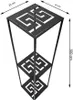 Howhomely Flower Stool Metal Black 100 cm - kvìtinový Náhled obrázku produktu 3