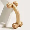Vitolog Roller Drewniana Rolka do Masażu Pleców Nóg Masażer Podgląd zdjęcia produktu 3