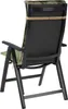 Rear view of a folding garden chair with a cushion. Produktbild-Vorschau