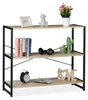 Relaxdays Standregal, Industrie Design, Bücherregal quer Produktbild-Vorschau 6