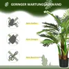 HOMCOM Sztuczna palma 100 cm Sztuczna palma z 27 liśćmi Podgląd zdjęcia produktu 7
