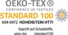 A certification logo for textiles. Produktbild-Vorschau