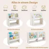 COSTWAY 4 in 1 Kindersitzgruppe, Kindertisch mit Produktbild-Vorschau 4