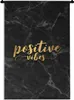 MuchoWow® Wandteppich Wandbehang Zitat - Positiv - Gold - Produktbild-Vorschau 1