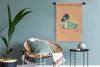 MuchoWow® Wandteppich Wandbehang Auto - Palme - Surfbrett - Produktbild-Vorschau 5
