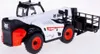 A toy model of a Bobcat T40.180SLP Teleksoplader with a platform, shown from a side-angle. Voir les images du produit