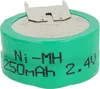 vhbw NiMH Ersatz Knopfzellen-Akku (250 mAh, 2,4 V, NiMH) Produktbild-Vorschau 3