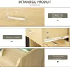 Vinsetto Caisson de bureau rangement sur roulettes 4 Voir les images du produit 6