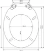 WC Sitz mit Absenkautomatik | Holzkern | stabile Softclose Produktbild-Vorschau 7