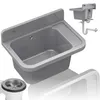 Granitan - Waschbecken - Ausgussbecken - 50x34x31 cm - Grau Produktbild-Vorschau 1