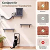 KOMFOTTEU 5 in 1 Katzen Kletterwand, Katzenwandmöbel Set Produktbild-Vorschau 7