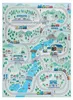 BAMBINO 61530 Waschteppich Fluss, Gleise, Zug für Kinder Produktbild-Vorschau 2