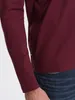 Ombre Clothing Langarm-T-Shirt für Männer Hespexia bordo M Produktbild-Vorschau 6
