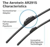 Tergicristalli Aerotwin Bosch per Chevrolet Cruze 2009-2015 Anteprima dell’immagine prodotto 12