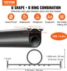 Diagram and feature callouts for a U-shaped door seal with an O-ring. Produktbild-Vorschau