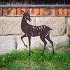 Gartendekoration Rehkitz Reh Metall Rustikal Produktbild-Vorschau 2