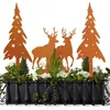 4 Stück Gartenstecker Beetstecker 2X Elch + 2X Produktbild-Vorschau 3