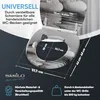 SANILO® WC-Sitz mit Absenkautomatik und Schnellverschluss Produktbild-Vorschau 4