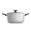BergHOFF Leo Kochtopf, 24 cm, rund, weiß, 100% recyceltes Produktbild-Vorschau 7