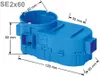SIMET Puszka Podtynkowa SE2X60D 60mm Niebieska 1 SZT Podgląd zdjęcia produktu 3