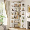 Libreria angolare - a forma di L - altezza 185 cm - 80x84 Anteprima dell’immagine prodotto 5