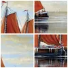 Poster - Poster ohne Rahmen - Segelschiffe Öl Orange - Produktbild-Vorschau 8