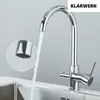 JULIE | 3 Wege Premium Chrom glänzend Trinkwasser Armatur Produktbild-Vorschau 4
