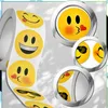 EDIBAZZAR | Adesivi emoji colorati in rotolo 500 pz. Anteprima dell’immagine prodotto 4