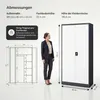 Metallschrank Aktenschrank Werkzeugschrank Umkleideschrank Produktbild-Vorschau 2