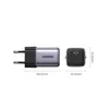 Product dimensions and branding are shown for a UGREEN charger. Voir les images du produit