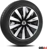 Sparco Radkappen Lazio 15 Zoll ABS schwarz / silber 4er Set Produktbild-Vorschau 10