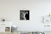 MuchoWow® Textilposter Tiere - Löwe - Schwarz - Weiß - Produktbild-Vorschau 2