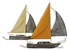 Wanddeko Schiff Metall Segelboot Segel Boot Maritim Produktbild-Vorschau 1
