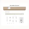 Estika Plissee ohne Bohren - 65x120 cm - Beige - Klemmfix Produktbild-Vorschau 6