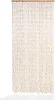 A beaded curtain hanging vertically against a white background. Produktbild-Vorschau
