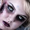 Kontaktlinsen Angelic White 3 Monate, Halloween Zombie Produktbild-Vorschau 7