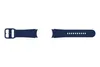 A navy blue watch band, separated into two pieces, is shown against a white background. Produktbild-Vorschau