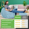 Green Bean® 2er Set Indoor XXL Sitzsack + Pouf mit Produktbild-Vorschau 3