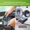 Collage showing hand washing and machine washing of a pet training pad. Produktbild-Vorschau