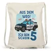 Aus Dem Weg Ich Bin Schon 5 Turnbeutel Gymsack Happy Produktbild-Vorschau 3