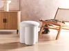 BELIANI Puf okrągły złamana biel materiał boucle ø 40 x 45 Podgląd zdjęcia produktu 2
