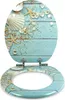 Sanfino® Premium WC Sitz "Caribbean Blue" hochwertiger Produktbild-Vorschau 3