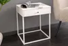 riess-ambiente Industrial Beistelltisch SLIM LINE 50cm weiß Produktbild-Vorschau 2