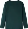 vidaXL Kinder-Langarmshirt Dunkelgrün 104 Produktbild-Vorschau 1